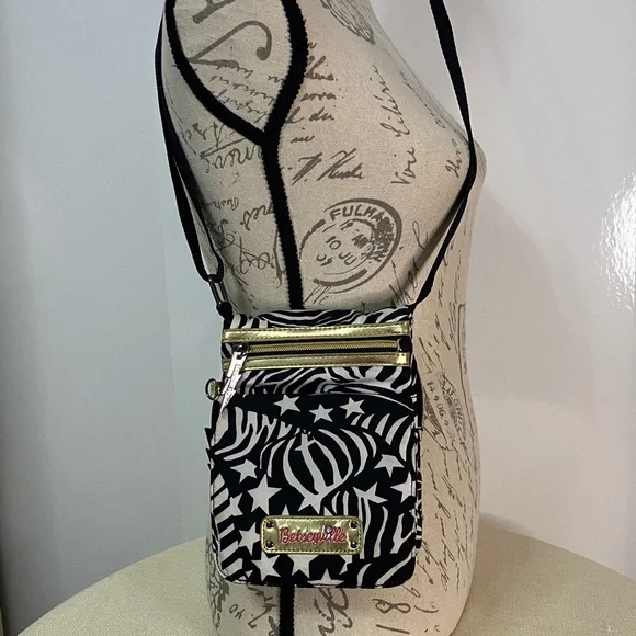 Betseyville x Betsey Johnson Stripe It While It Hot Mini Crossbody Bag - Picture 2 of 13